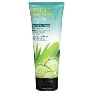 Desert Essence - Cucumber & Aloe Facial Lotion, 3.4 Fl Oz