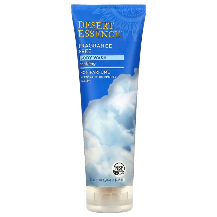 Desert Essence - Plant-Based Body Washes - Fragrance Free, 8 fl oz 