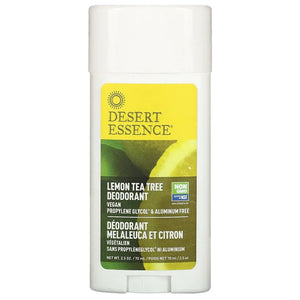 Desert Essence - Plant-Based Deodorant Sticks, 2.5Oz | Multiple Fragrances