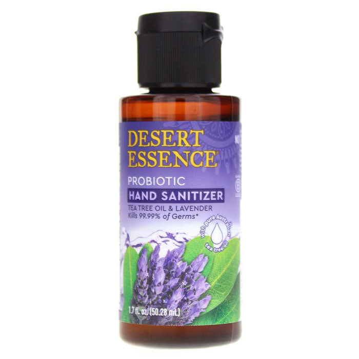 Desert Essence - Probiotic Hand Sanitizers - Tea Tree Oil & Lavender ,1.7 fl 