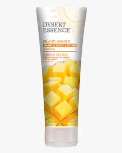 Desert Essence Enriching Hand & Body Lotion Island Mango 8 Fl Oz | Pack of 3