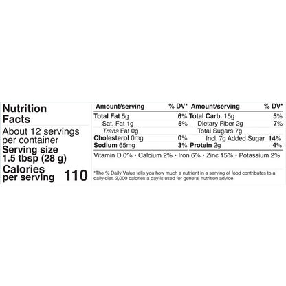 Deux - Enhanced Cookie Dough Chocolate Chip, 12oz - back