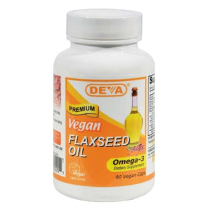 Deva - Vegan Flaxseed Oil, 90 Tablets