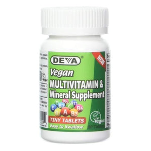 Deva - Vegan Multivitamins Mineral Supplement, 90 Tiny Tablets