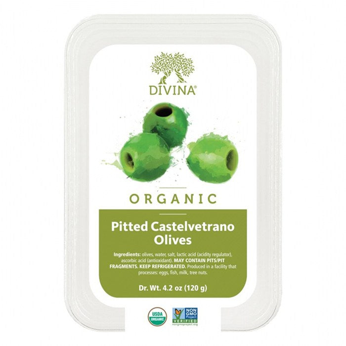 Divina -  Pitted Castelvetrano Olives, 4.2 oz