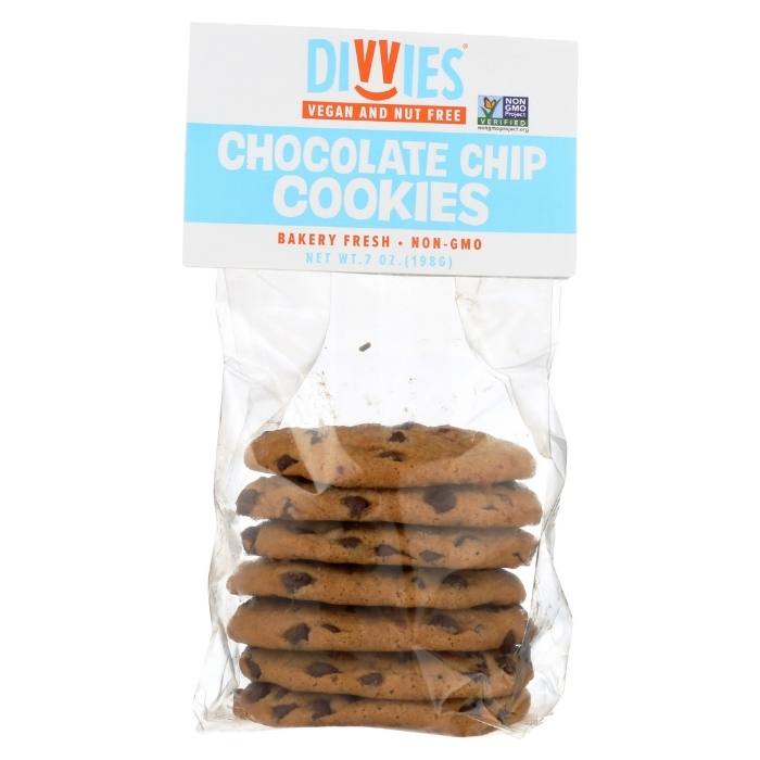 Divvies - Chocolate Chip Cookies, 7oz - front