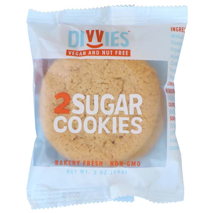 Divvies - Cookies - Sugar, 2pk