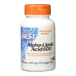 Doctor's Best - Alpha-Lipioc Acid 600mg, 60 Capsules