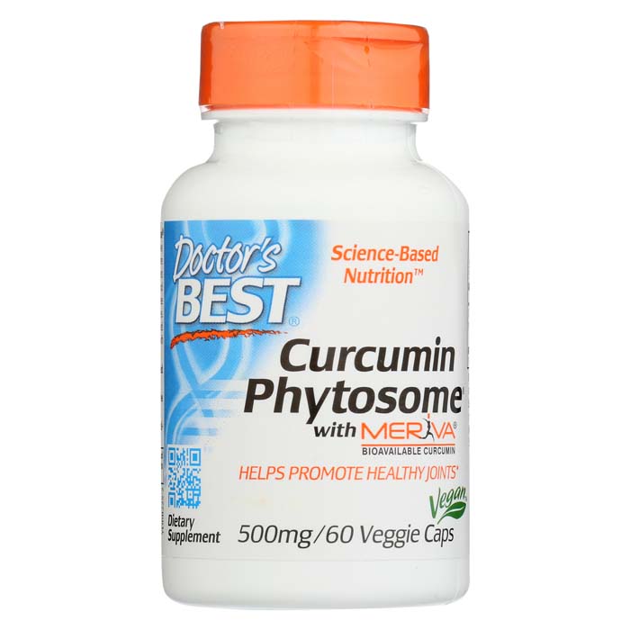 Doctor's Best - Curcumin Phytosome with Meriva 500mg, 60 capsules