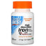 Doctor's Best - High Absorption Iron with Ferrochel 27mg, 120 tablets - front