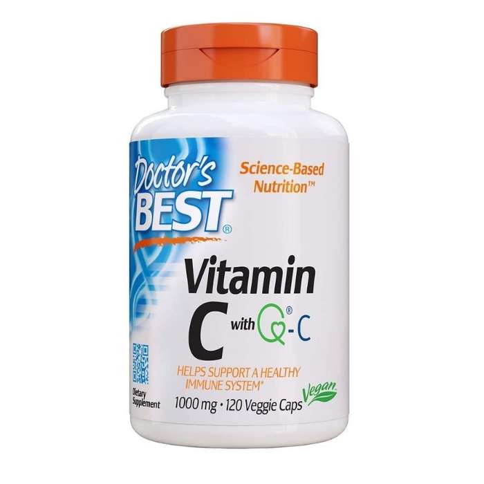 Doctor's Best - Vitamin C with QC 1000mg, 120 capsules - front