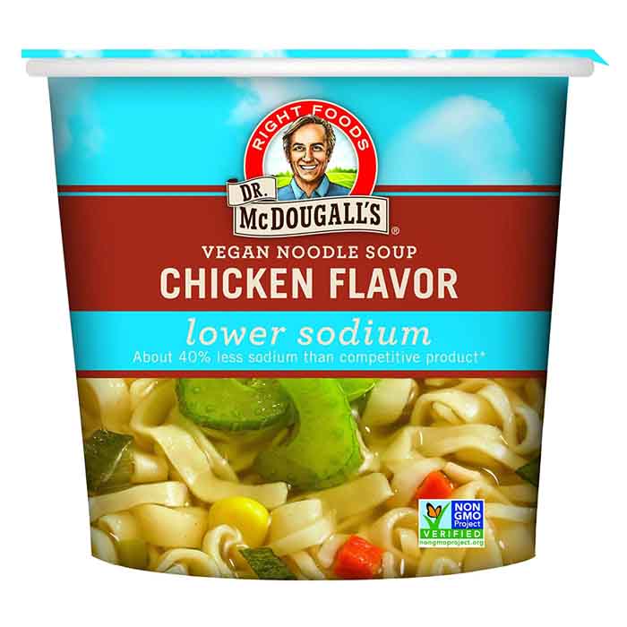 Dr. McDougall's - Lower Sodium Chicken Noodle Soup Cup, 1.4oz