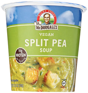 Dr. McDougall's Vegan Split Pea Soup 2.5 Oz | Pack of 6