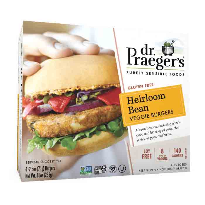 Dr Praeger's - Burger Veggie - Heirloom Beans, 10oz