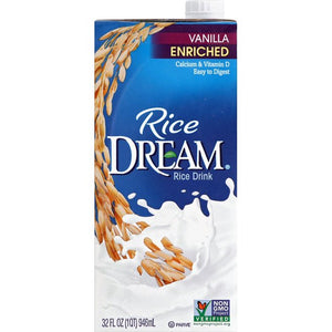 Dream Enriched Vanilla Rice Beverage, 32 oz | Pack of 6