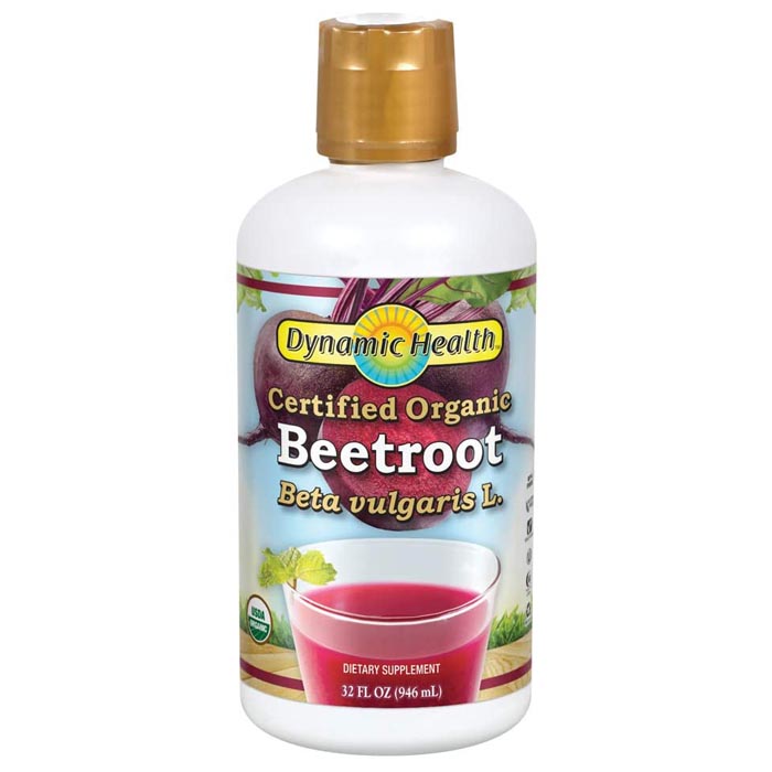 Dynamic Health - Certified Organic Beetroot Juice, 32 fl oz