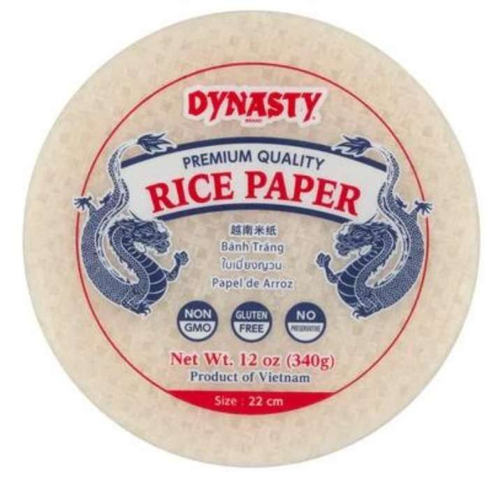 Dynasty - Premium Quality White Rice Paper, 12oz - front