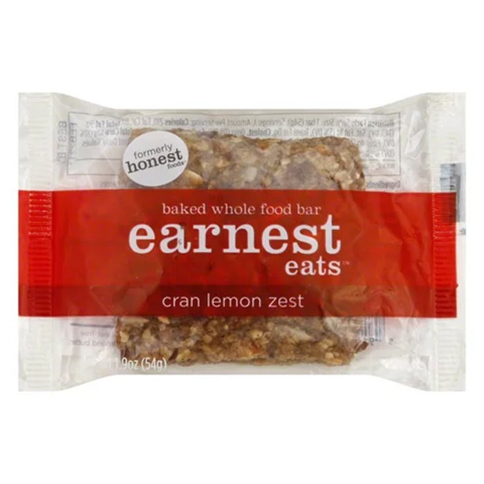 Earnest Eats - Almond Butter Bar Cran Lemon Zest, 1.9 oz