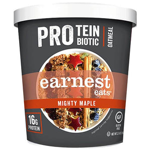 Earnest Eats - Protein-Probiotic Oatmeal Cups, 2.5oz | Multiple Flavors