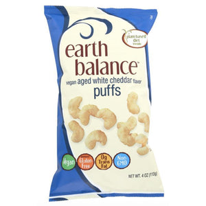 Earth Balance - White Cheddar Puffs, 0.25oz