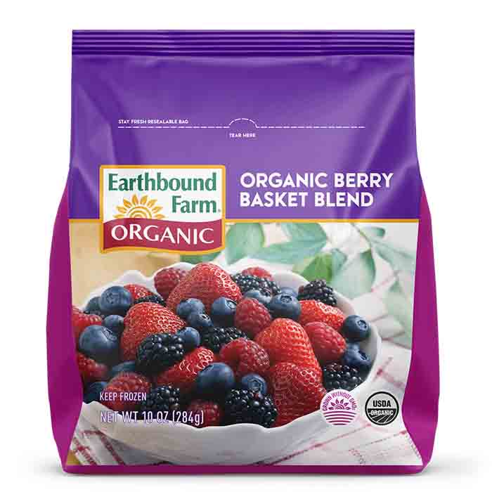 Earthbound Farms - Organic - Frozen Berry Basket Blend, 10oz - back