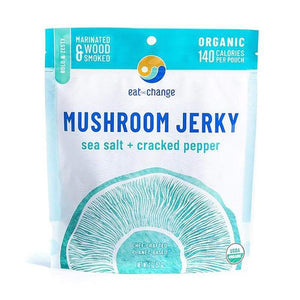 Eat the Change - Sea Salt & Cracked Pepper Mushroom Jerky, 2oz