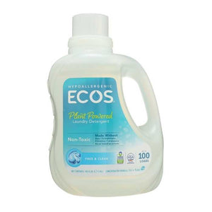 Ecos - Hypoallergenic Laundry Detergent - Free & Clear, 100 fl oz