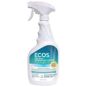 Ecos - One-Step Disinfectant, Fragrance-Free, 24 fl oz
