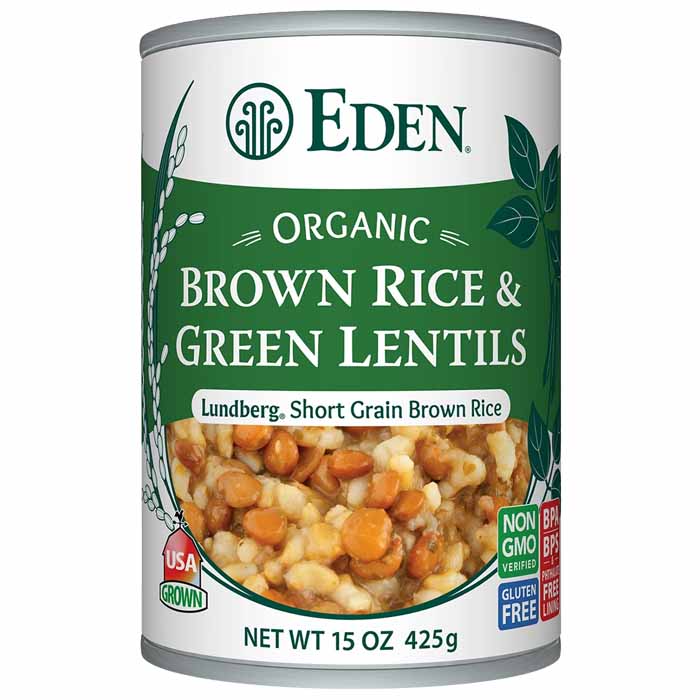 Eden Foods - Organic Brown Rice & Green Lentils, 15oz