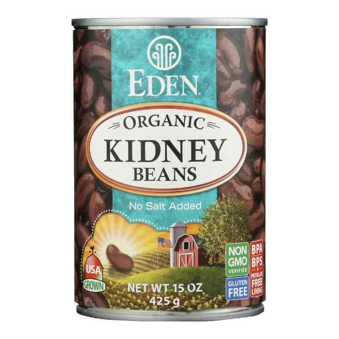 Eden Foods - Organic Dark Red Kidney Beans - 15 Oz - Front