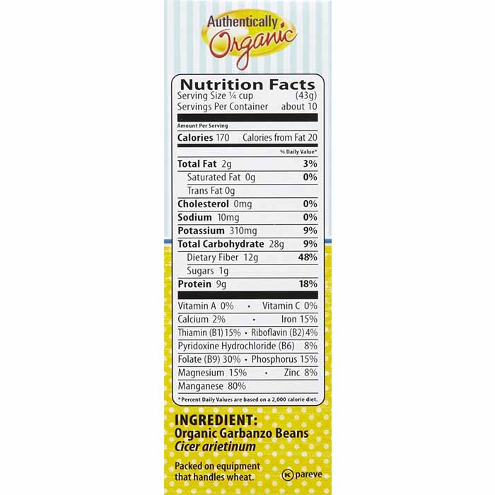 Eden Foods - Organic Garbanzo Beans ,16oz - back
