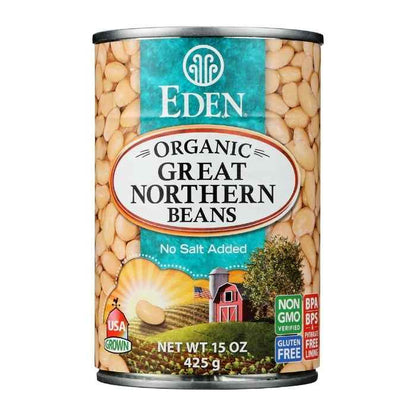 Eden Foods - Organic Great Northern Beans - 15 Oz- Front