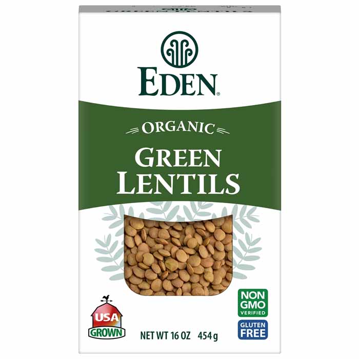 Eden Foods - Organic Green Lentils, 16oz