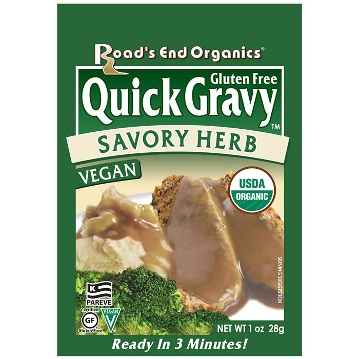 Edward & Sons - Road's End Organics Gluten-Free Gravy - Savory Herb, 1 fl oz