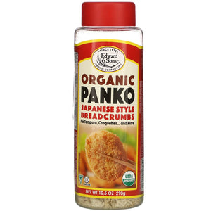 Edward & Sons Organic Panko Japanese Style Breadcrumbs 10.5 Oz
 | Pack of 6