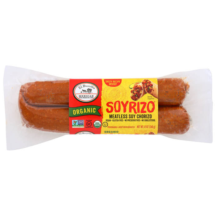 El Burrito - Soyrizo Meatless Soy Chorizo, 12oz