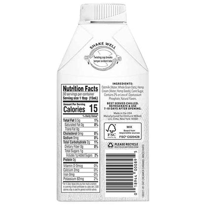 Elmhurst - Oat Creamer - Caramel Macchiato, 16oz - back