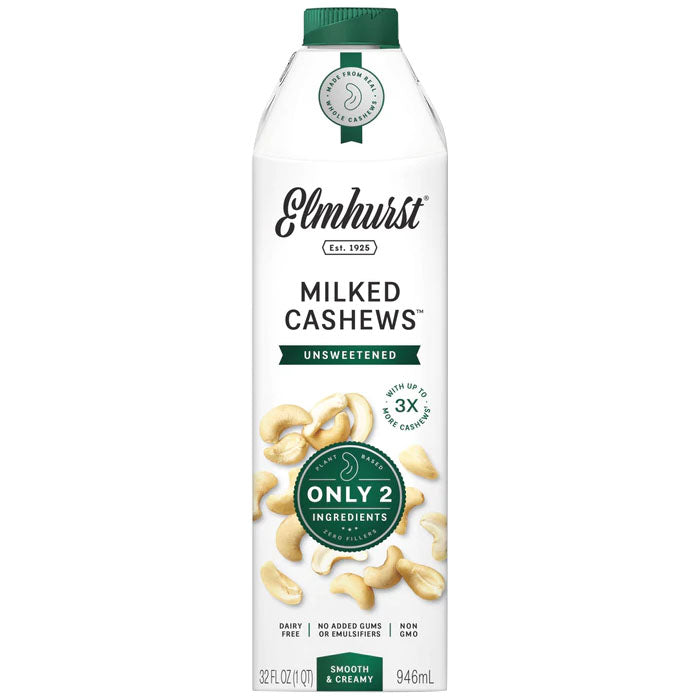 Elmhurst - Unsweetened Cashew Milk, 32oz