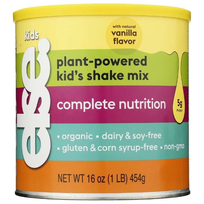 Else Nutrition - Plant Protein Nutritional Vanilla  Shake for Kids, 16oz - front