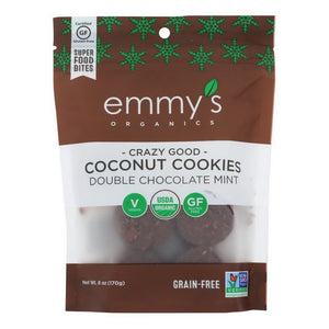 Emmy's Organics - Cookies Double Chocolate Mint, 6 oz
 | Pack of 8