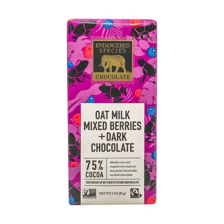 Endangered Species - Dark Chocolate Mixed Berries - 3 Oz. | Pack of 12 - PlantX US