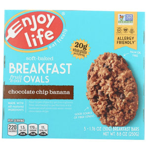 Enjoy Life - Breakfast Oval Chocolate Chip Banana, 8.8oz