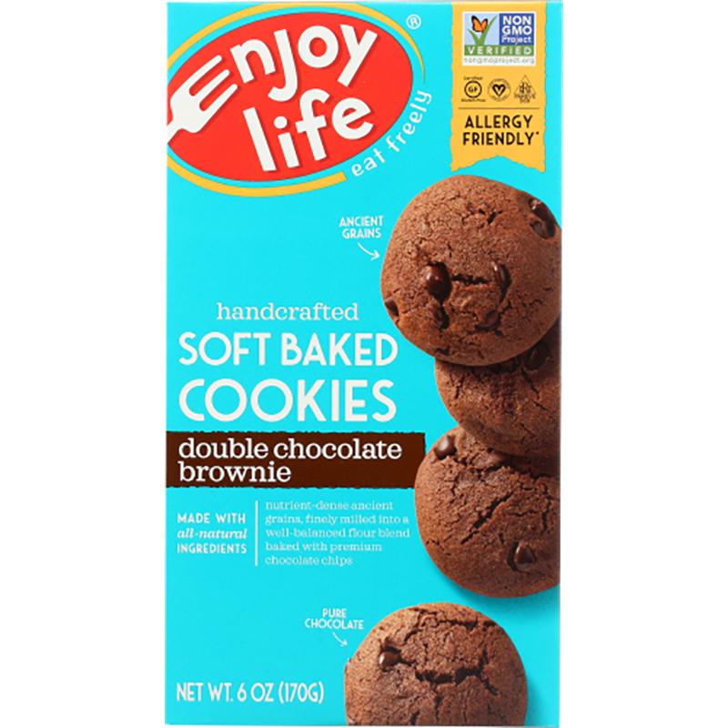 Enjoy Life - Soft Baked Double Chocolate Chip Cookies, 6oz – PlantX US