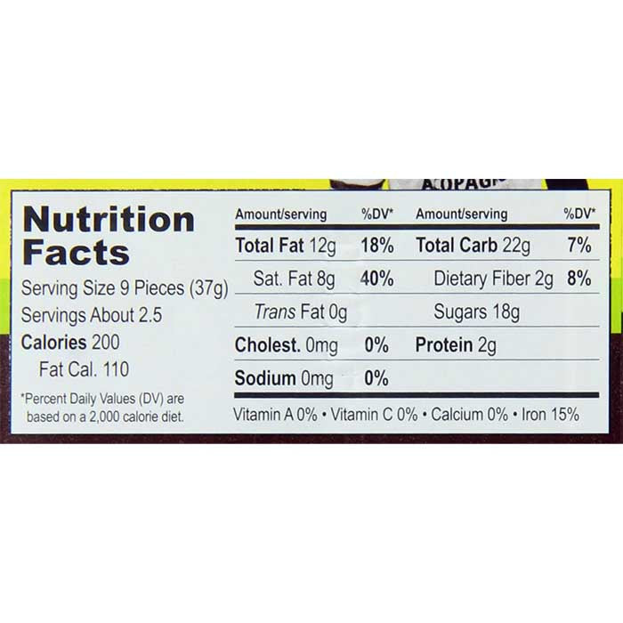 Equal Exchange - Organic Dark Chocolate -Lemon Ginger & Black Pepper (55%), 2.8oz - back