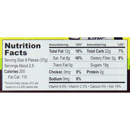 Equal Exchange - Organic Dark Chocolate -Lemon Ginger & Black Pepper (55%), 2.8oz - back
