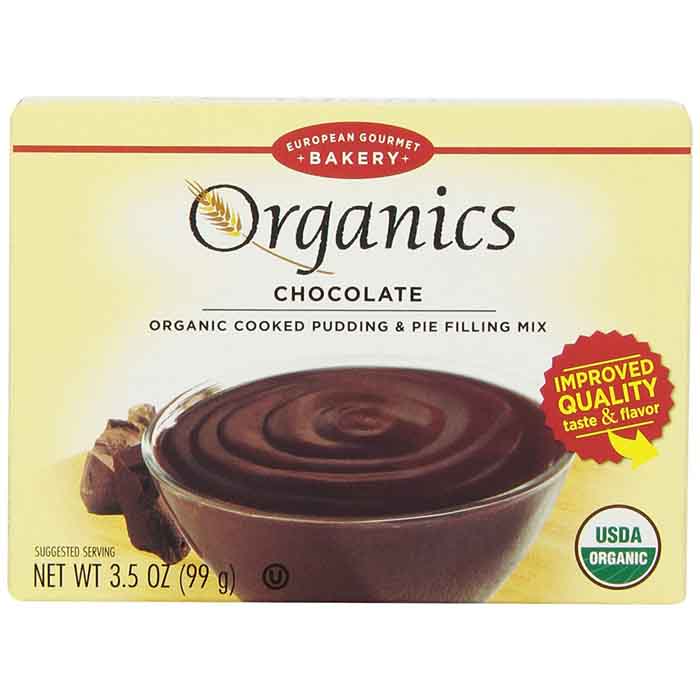 European Gourmet Bakery - Organic Cooked Pudding and Pie Filling Mixes - Chocolate, 3.5oz 