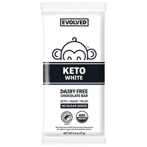 Evolved - Keto White Chocolate Bar, 2.5oz