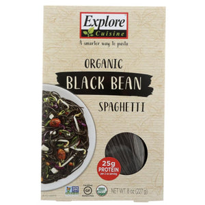 Explore Cuisine - Black Bean Spaghetti Pasta, 8oz