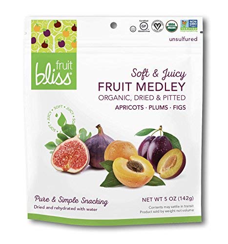 Fruit Bliss - Organic Fruit Medley Apricot, Fig and Plum, 5 oz | Pack of 6 - PlantX US