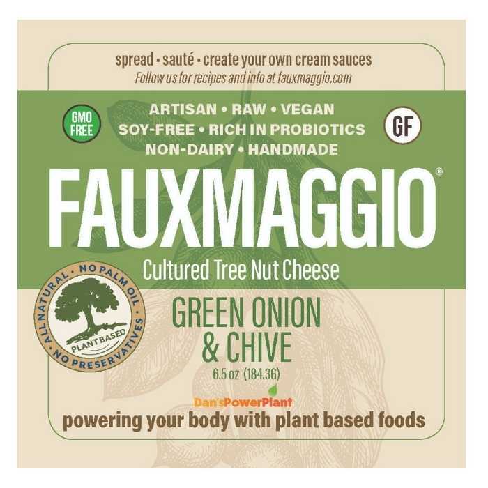 Fauxmaggio - Cultured Nut Cheese Spread Green Onion Chive